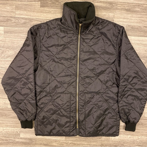 Work King  Puffer Jacket MT Measurement Black Good Condition ‘90s VTG Workwear - Picture 1 of 5